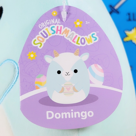 Squishmallow Domingo the Goat 8" UltraSoft Easter Holiday Toy Plush NWT - Picture 5 of 6